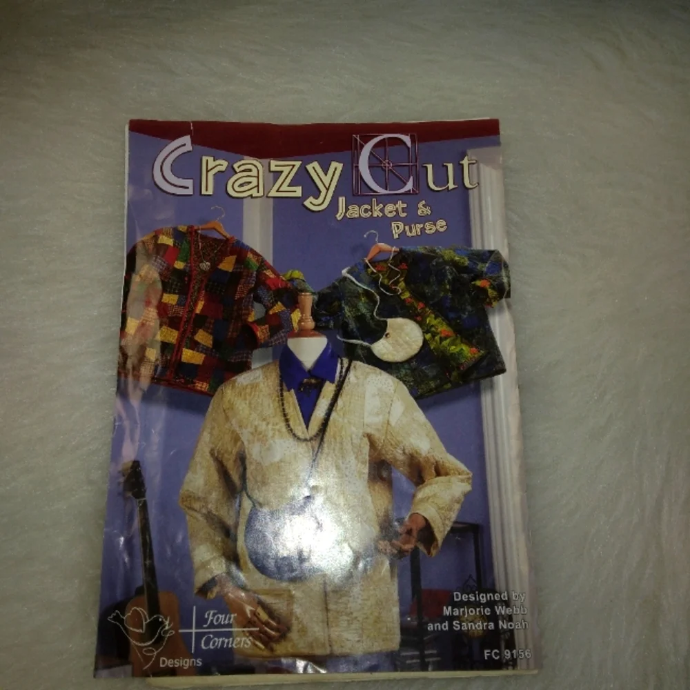PATTERN Crazy Cut Jacket & Purse FC 9156 Size S-M-L-XL